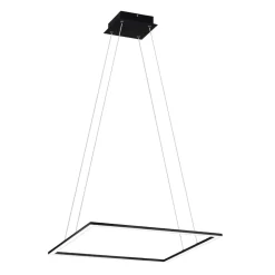 Lampadario moderno led 68w 3000k bianco affralux quattro