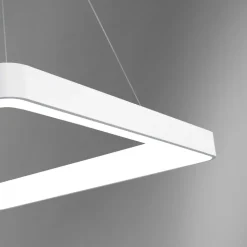 Lampadario 80 moderno led 80w 3000k quadrato inner s vivida
