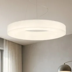 Lampadario moderno stilnovo saturn led 4000k dimmerabile