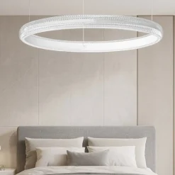Lampadario per camera da letto ideal lux miracle sp d60 cerchio led