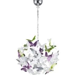 Lampadario per camera da letto bambina farfalle