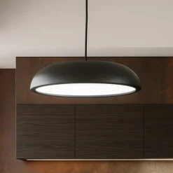 Lampadario per cucina nera per tavolo led 27w dimmerabile isyluce zenal