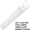 Lampada tubo led 2g11 30w 2650lm 3000k luce bianco calda