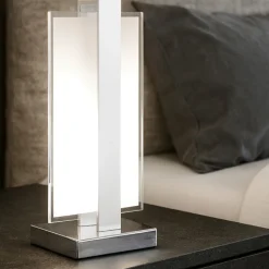Lampade da comodino moderne bianca per camera da letto