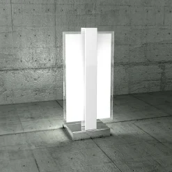 Lampade da comodino moderne bianca per camera da letto