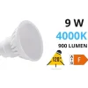 Lampadina di ceramica gu10 9w led 4000k 900lm ottica 120 kanlux