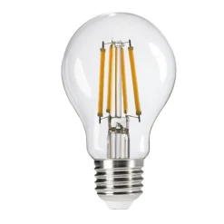 Lampadina e27 led 8w 3000k 910lm filamento goccia trasparente ideal lux