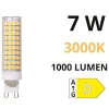 Lampadina g9 led 7w 3000k 1000lm 300° life