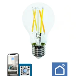 Lampadina led e27 6,5w 806lm life vetro 2700k-6500k bluetooth dimmerabile