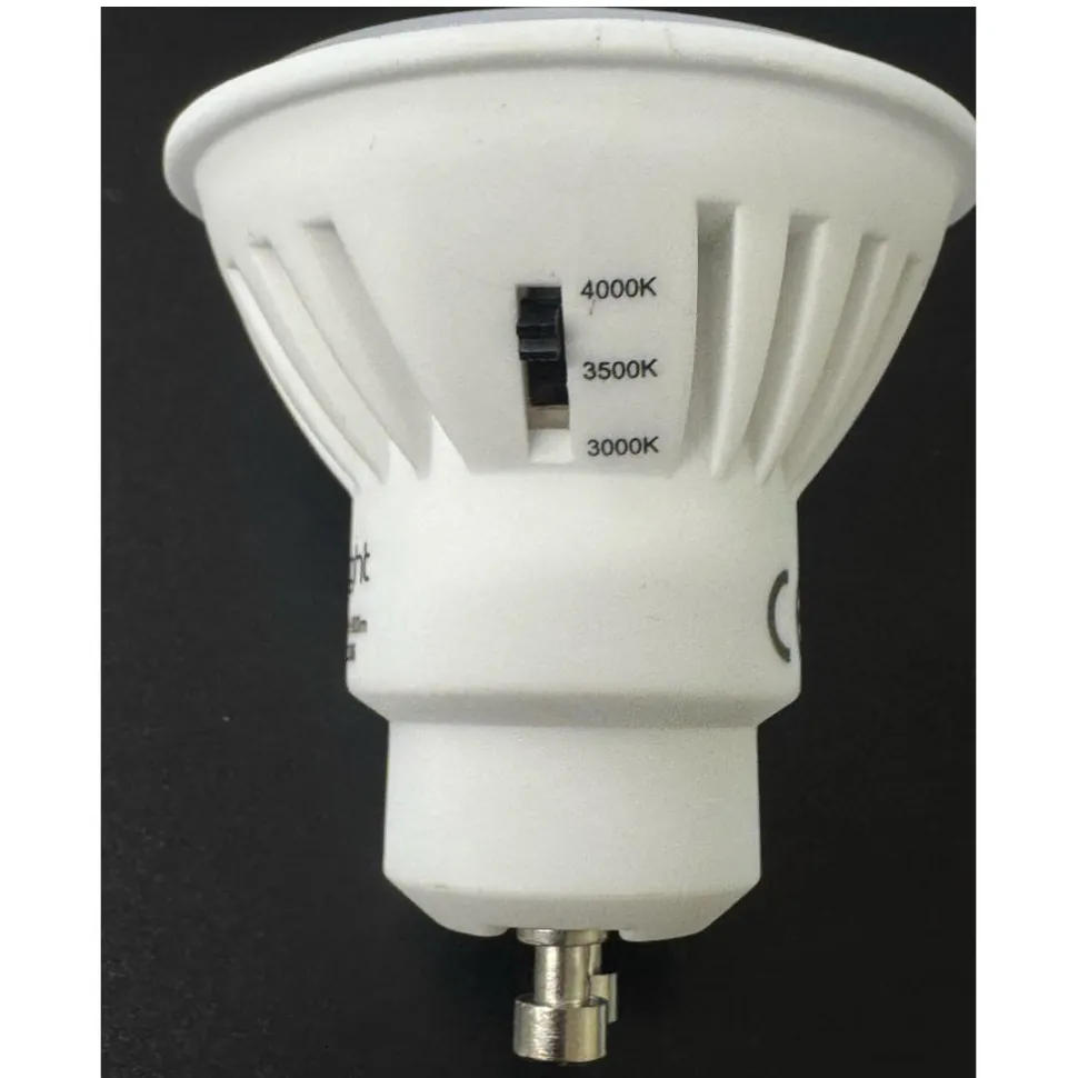 Lampadina led gu10 9w 900 lumen 3000k 3500k 4000k toplight