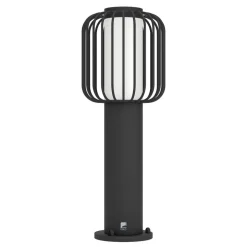Lampioncine da giardino basso ip54 h45 cm nero e27