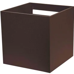 Life applique cubo da esterno led 7w 4000k marrone fp