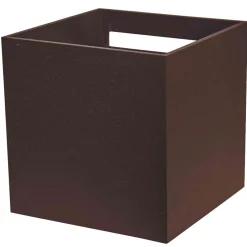 Life applique da esterno cubo marrone led 7w 3000k fp