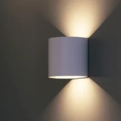 Life applique grigio antracite led 7w 3000k per esterno