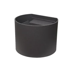 Life applique grigio antracite led 7w 3000k per esterno