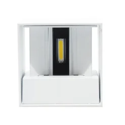 Life applique led 20w 3000k 4000k 5000k cubo bianco per esterno