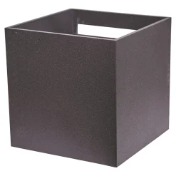 Life applique per esterno cubo led 12w tricolor grigio antracite ip65