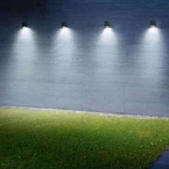Life applique solare da esterno crepuscolare led 5w 3000k