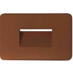 Life luce segnapasso marrone led 2w 3000k da incasso per esterno ip65