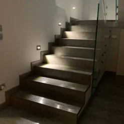 Life luce segnapasso marrone led 2w 3000k da incasso per esterno ip65