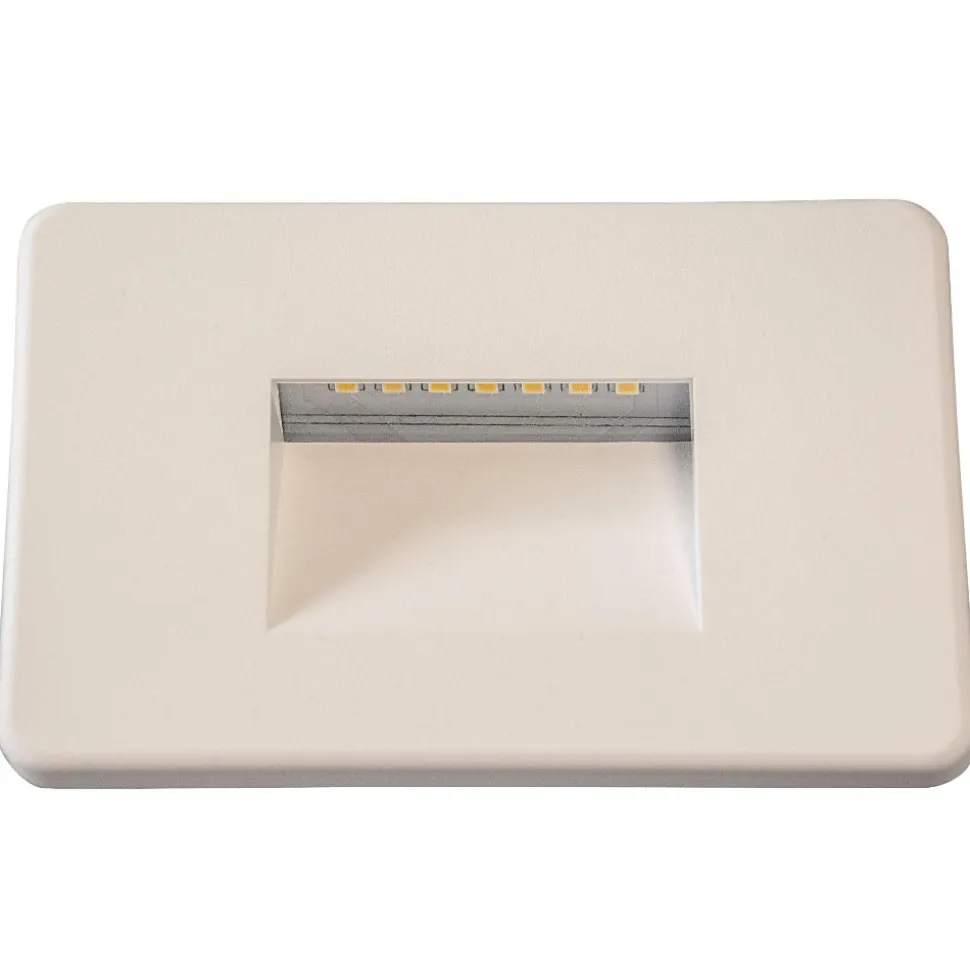 Life segnapasso led bianco da incasso per esterno 2w 4000k ip65 fp