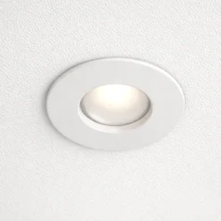 Life faretto da incasso per bagno doccia rotondo bianco