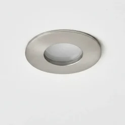Life faretto da incasso per soffito bagno doccia grigio rotondo ip65