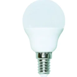 Life lampadina led e14 6w 4000k 500lm minisfera bianca ottica 270