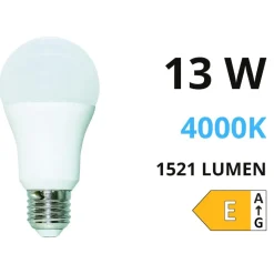 Life lampadina led goccia e27 13w 4000k 1521lm ottica 290 39.920315n40