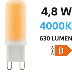 Life lampadina led g9 4w 4000k 630 lumen ottica 360