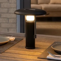 Linea light camping lampada da tavolino da esterno nera led