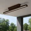 Linea light lira plafoniera da esterno ip65 marrone led 3000k