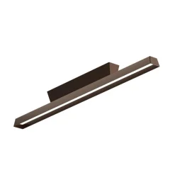 Linea light lira plafoniera da esterno ip65 marrone led 3000k