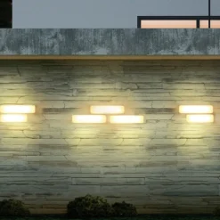 Linea light mywhite plafoniera per esterno rettangolare led 11w 3000k ip65