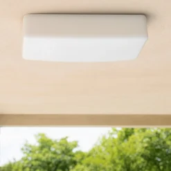 Linea light mywhite plafoniera per esterno rettangolare led 11w 3000k ip65