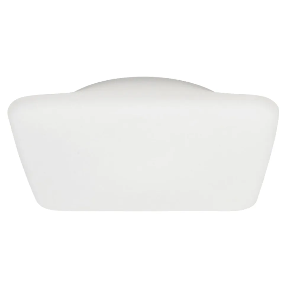 Linea light mywhite q plafoniera da esterno quadrata bianca led 10w 3000k
