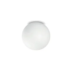 Linea light oh! s65 plafoniera da esterno sfera bianca 28cm ip65