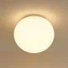 Linea light oh! s65 plafoniera da esterno moderna sfera bianca ip65