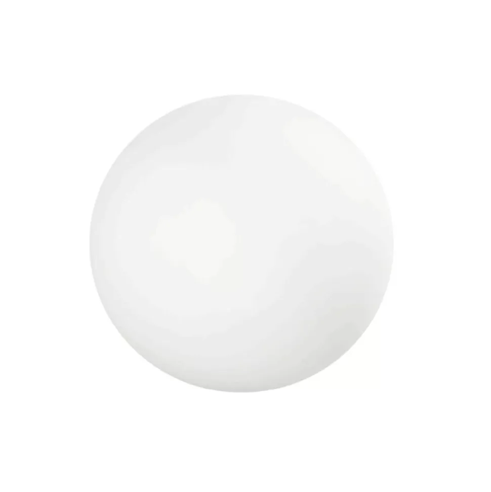Linea light oh! s65 plafoniera da esterno moderna sfera bianca ip65