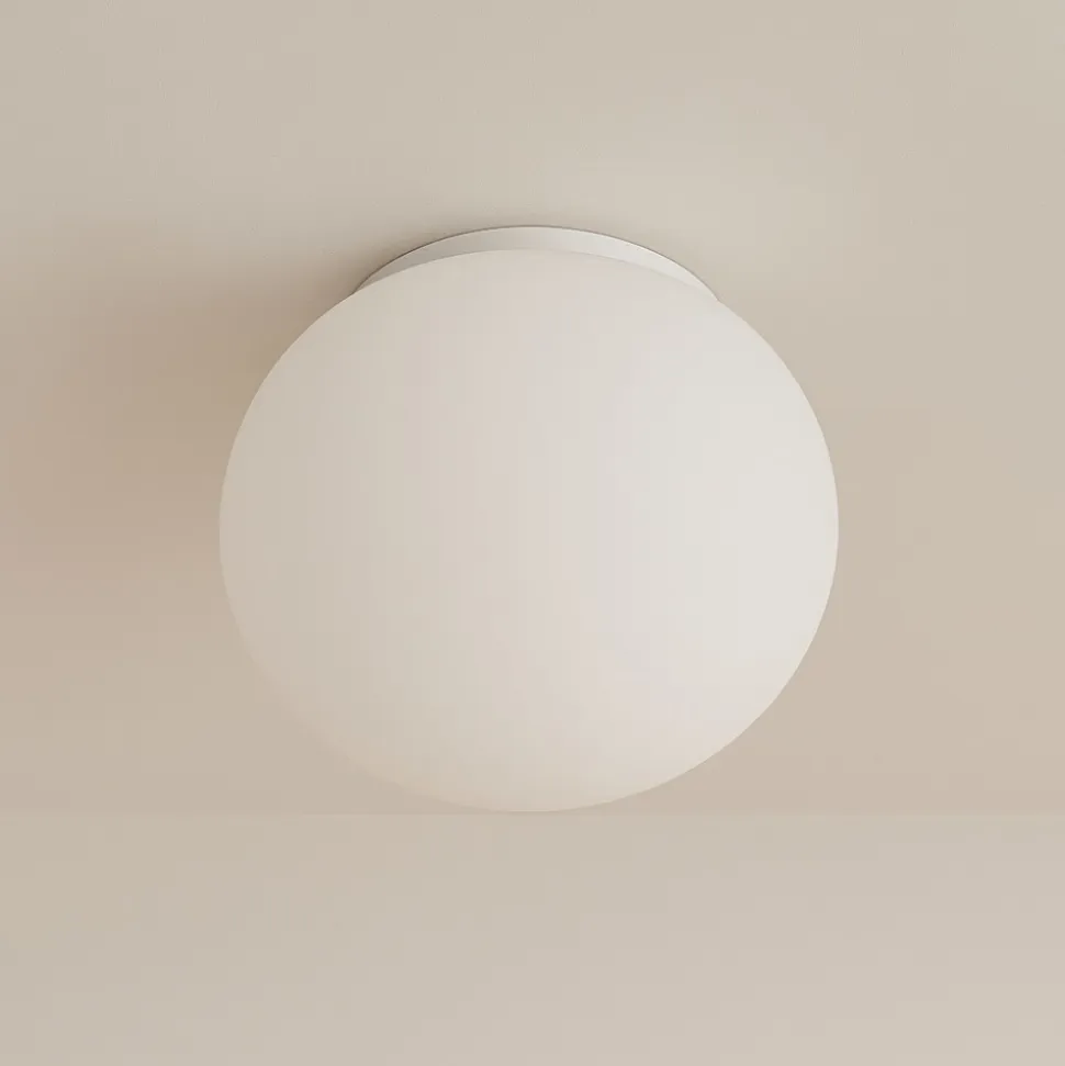 Linea light oh! s65 plafoniera da esterno led 3000k ip65