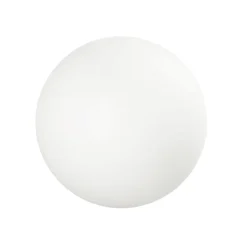 Linea light oh! smash s65 plafoniera led da esterno sfera bianca led 7w 3000k ip65