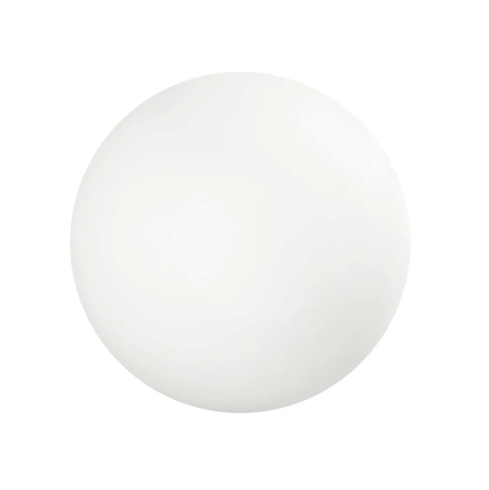 Linea light oh! smash s65 plafoniera led da esterno sfera bianca led 7w 3000k ip65