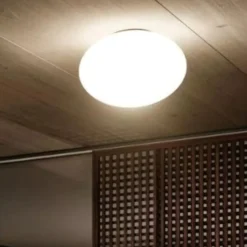 Linea light oh! smash s65 plafoniera da esterno sfera bianca ip65