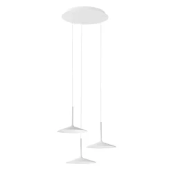 Linea light poe lampadario da cucina bianca led 19w 3000k