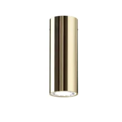 Linea light birba faretto da soffitto cilindro oro