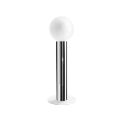 Linea light birba tab lampada da comodino abat-jour moderna alluminio lucido