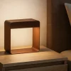 Linea light dama lampada da comodino marrone led 3000k portatile