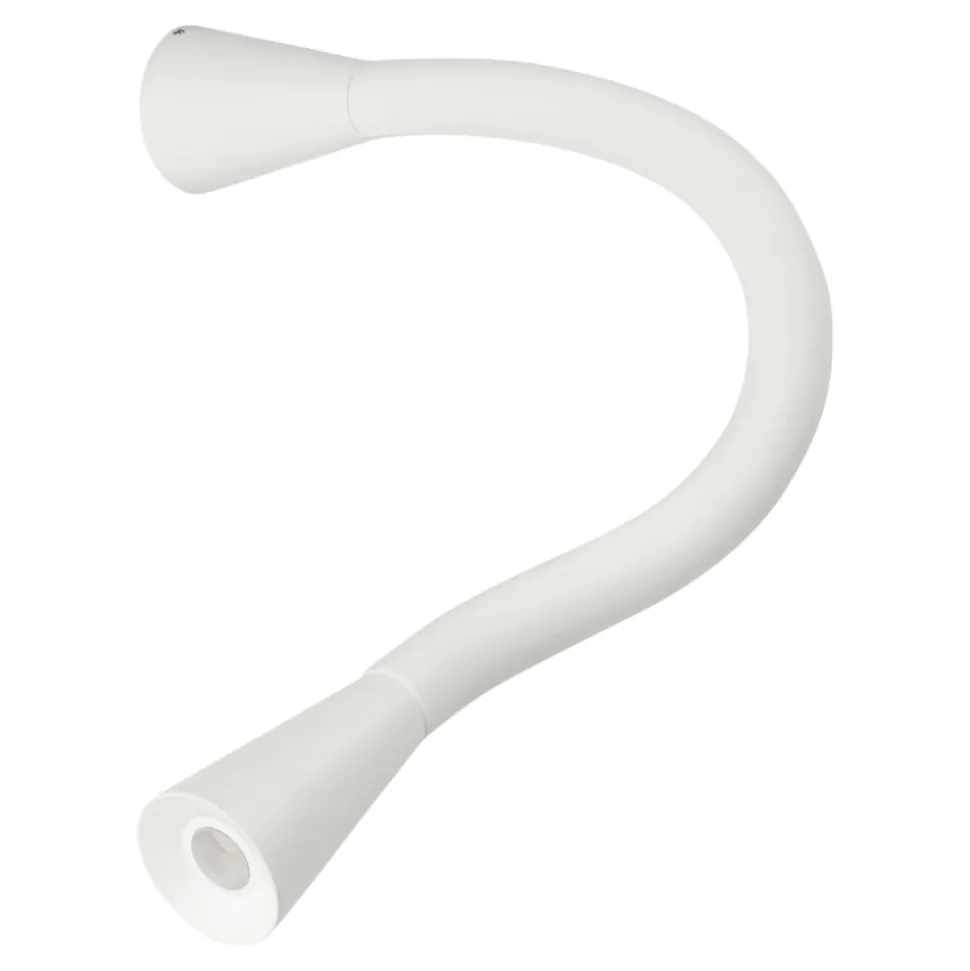 Linea light snake w1 applique led 2w 3000k bianco orientabile
