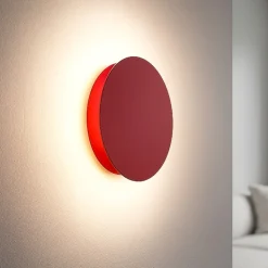 Linea light yoyo applique design led 3000k rossa