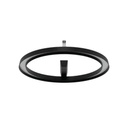 Lira linea light plafoniera per esterno nera ip65 led 3000k